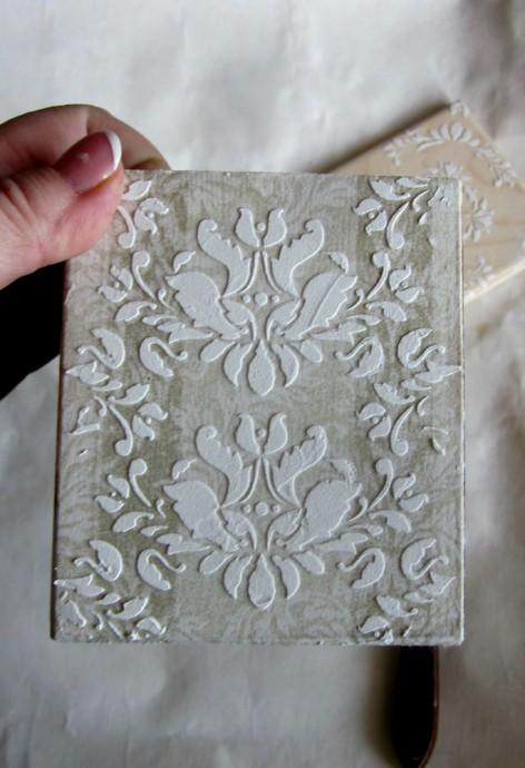 Декупаж короба для специй: часть 2