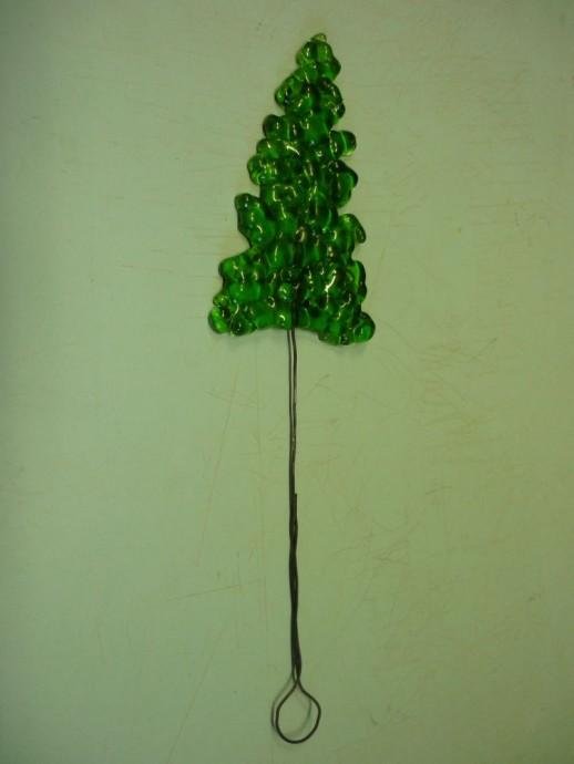 Ёлочки из стеклянной бутылки: часть 2
