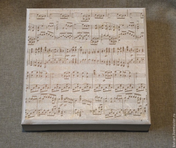 Декорируем чайную коробку "В старом шале": часть 1