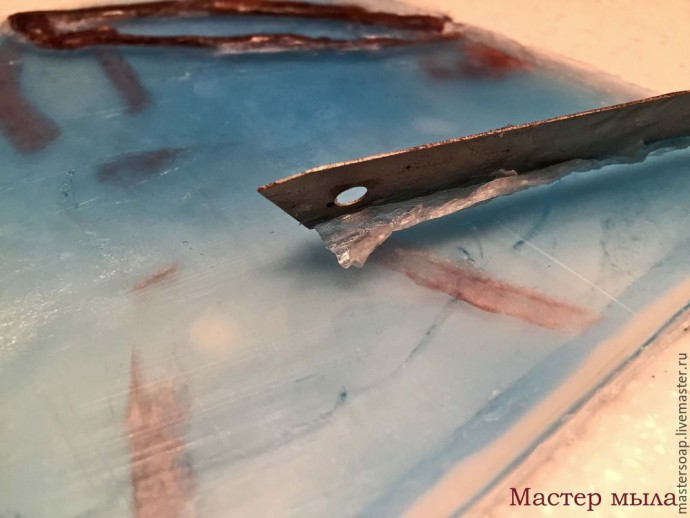 Мастер-класс по мыльной картине "Снегирь": часть 3