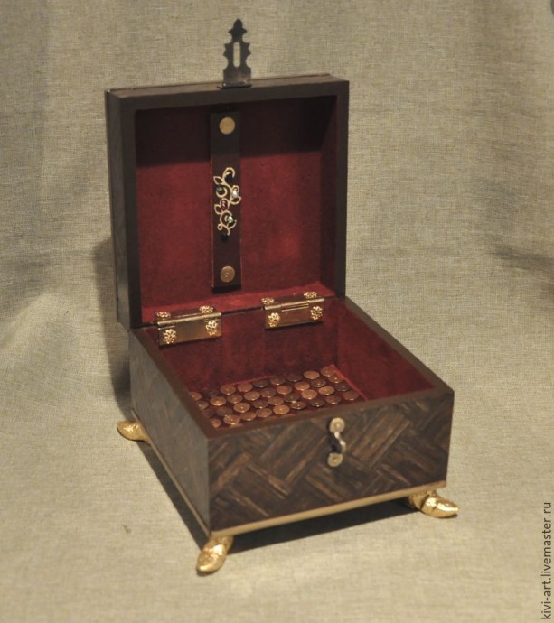 Декорирование шкатулки в стиле китч: часть 11