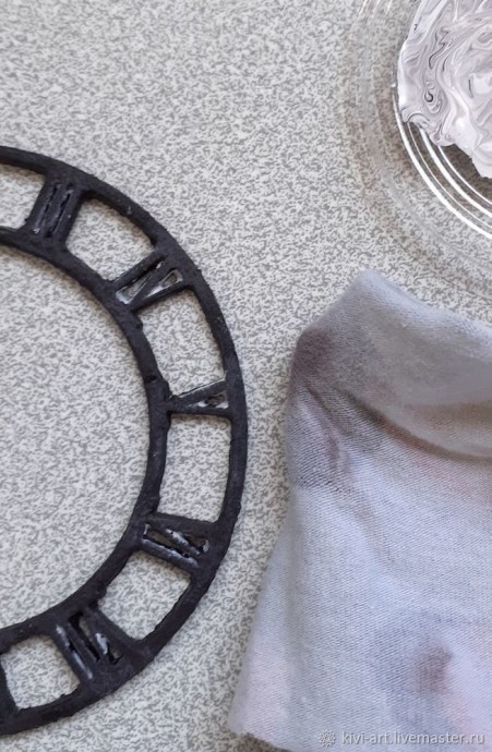 Декорируем часы "Экс-ан-Прованс": часть 3