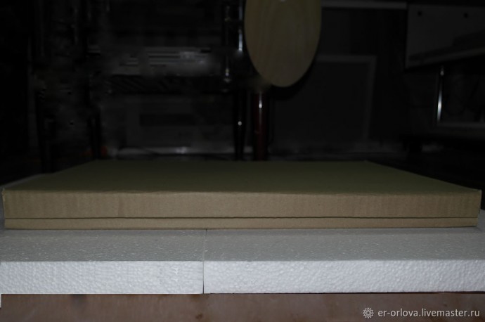 Делаем коробку для картины из гофрокартона: часть 2