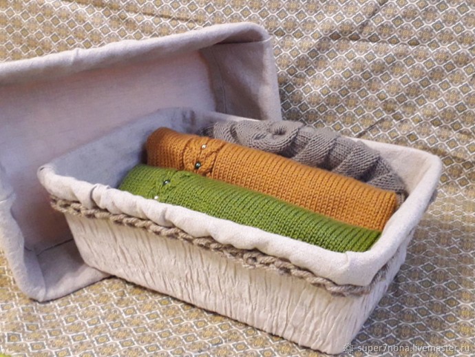 Декорируем пластиковую корзинку