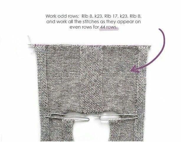 Жилет спицами