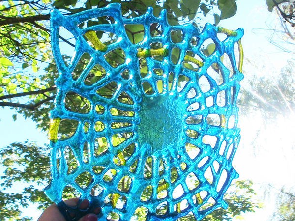 Создаем подсвечник из цветного стекла в технике фьюзинг: часть 1