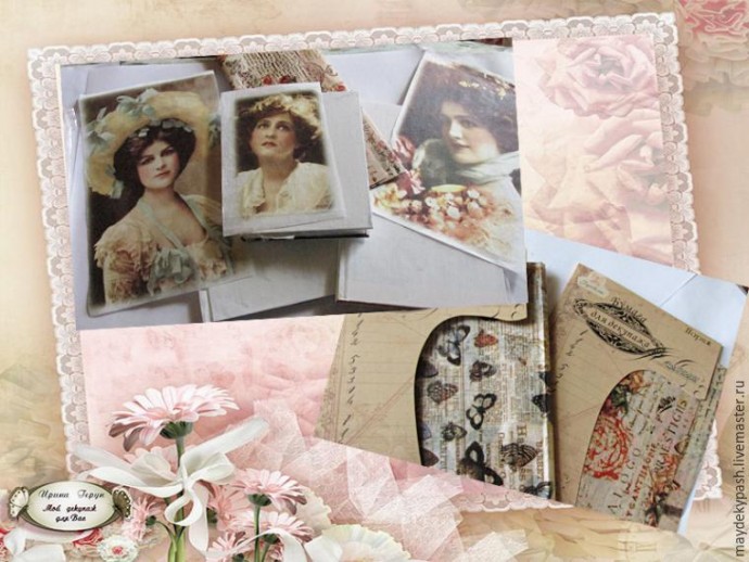Декорируем обложку блокнота в винтажном стиле: часть 1