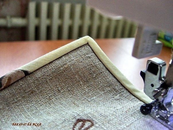 Мастер-класс по пришиванию бейки и аккуратной обработке края изделия