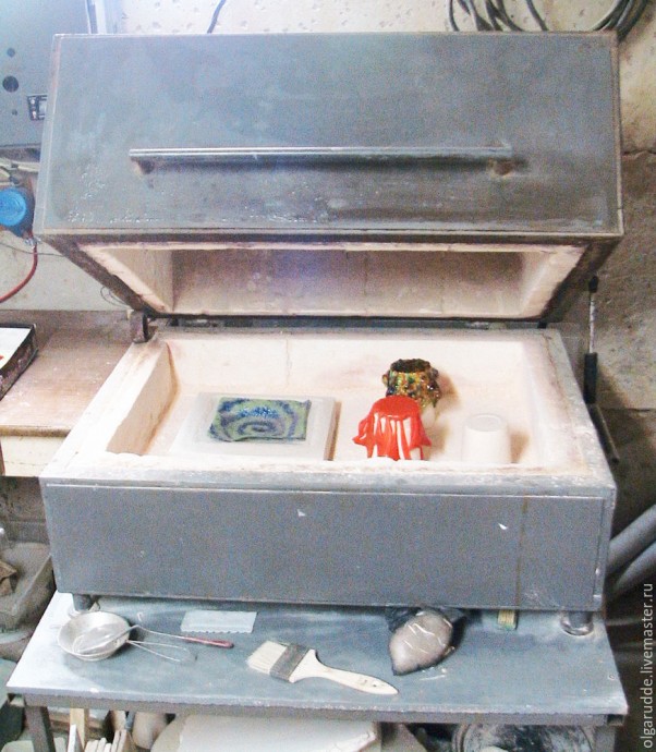 Создаем подсвечник из цветного стекла в технике фьюзинг: часть 4