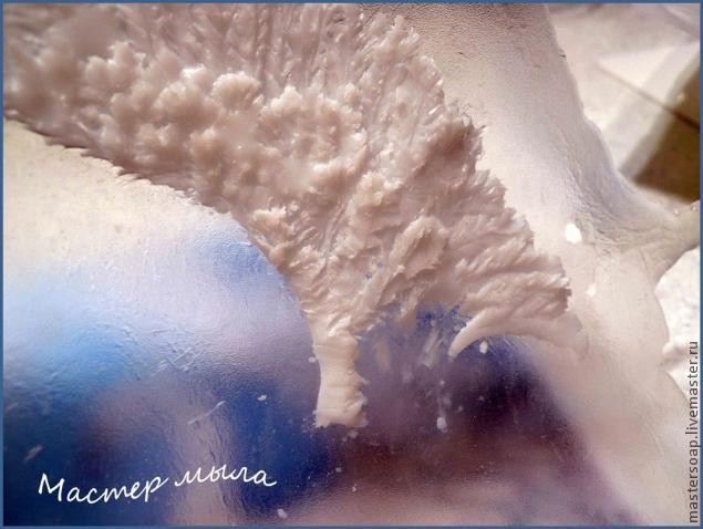 Мастер-класс по созданию мыльной картины "Белый лебедь": часть 3