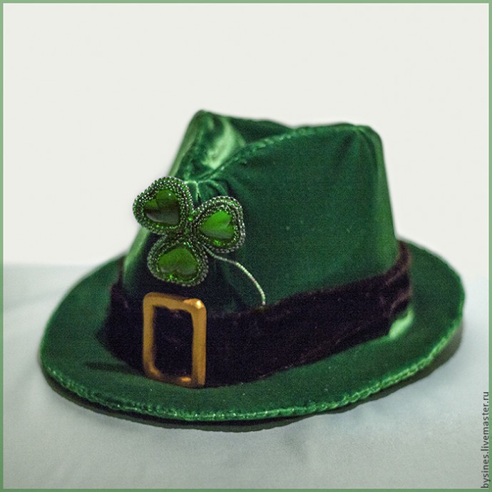 Процесс создания броши "Трилистник": часть 2