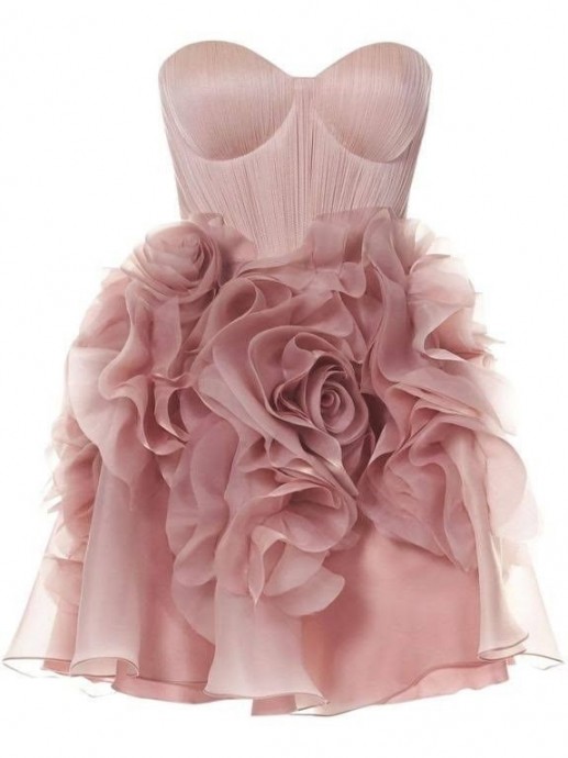 Нежные и воздушные розовые платья