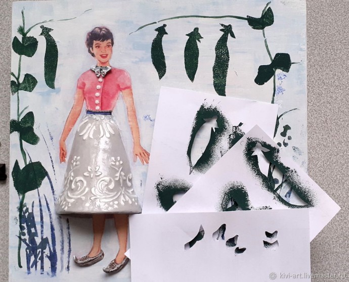 Создаём живописный фон в работе: часть 2