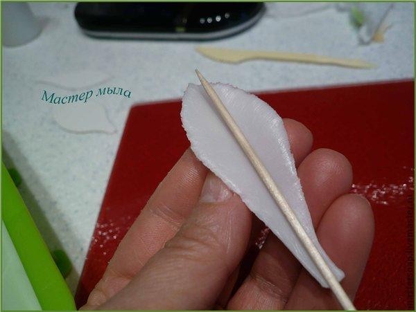 Мастер класс по изготовлению мыльной лилии: часть 2