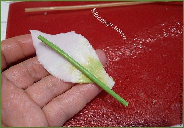 Мастер класс по изготовлению мыльной лилии: часть 4