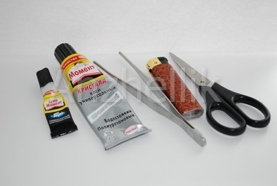 Цветок в технике канзаши: часть 1