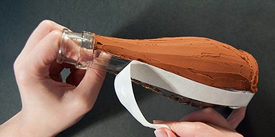 Славные курочки: имитация витража