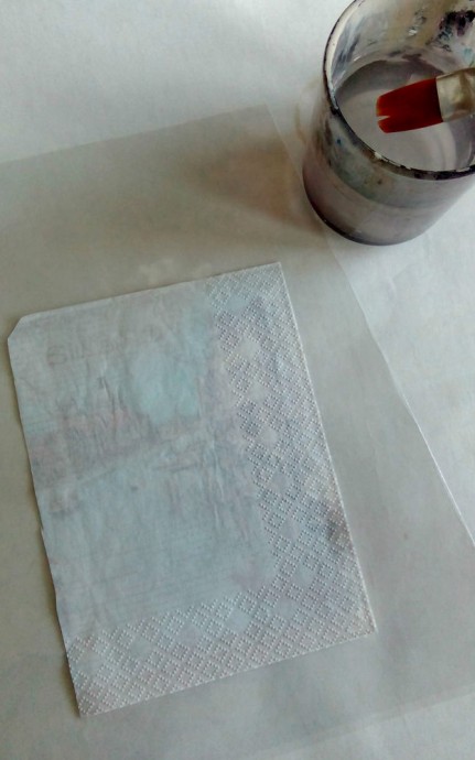 Декупаж короба для специй: часть 1