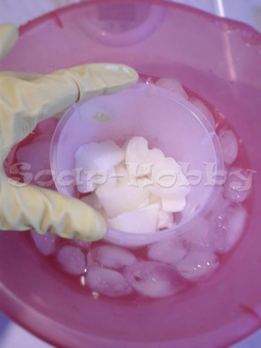 Молочное мыло с нуля с добавлением мёда и овсянки: часть 1