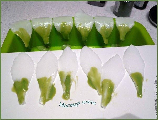 Мастер класс по изготовлению мыльной лилии: часть 3