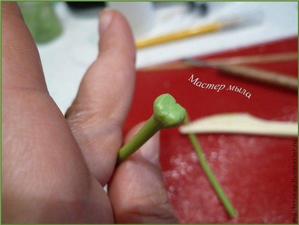 Мастер класс по изготовлению мыльной лилии: часть 4