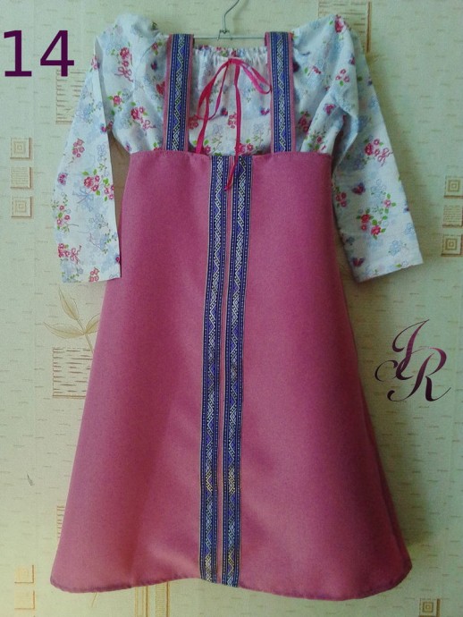 Шьём летний комплект "Машенька" в славянском стиле за 1 день: часть 2