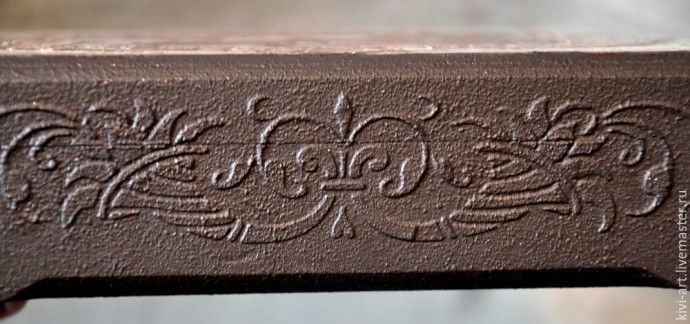 Декорируем чайную коробку "В старом шале": часть 4