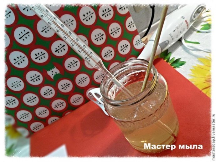 Варим мыло с яблочками с нуля: часть 2