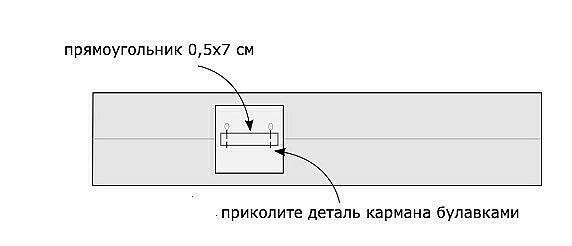 ​Как сделать секретный кармашек в поясе трикотажных брюк