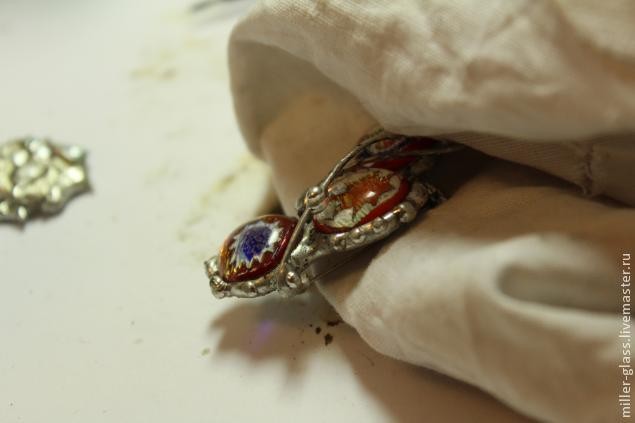 Фьюзинго-витражная брошь: часть 2