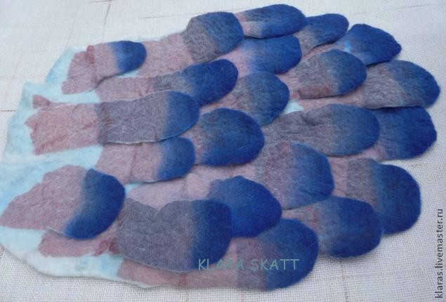 Объёмные элементы в войлоке