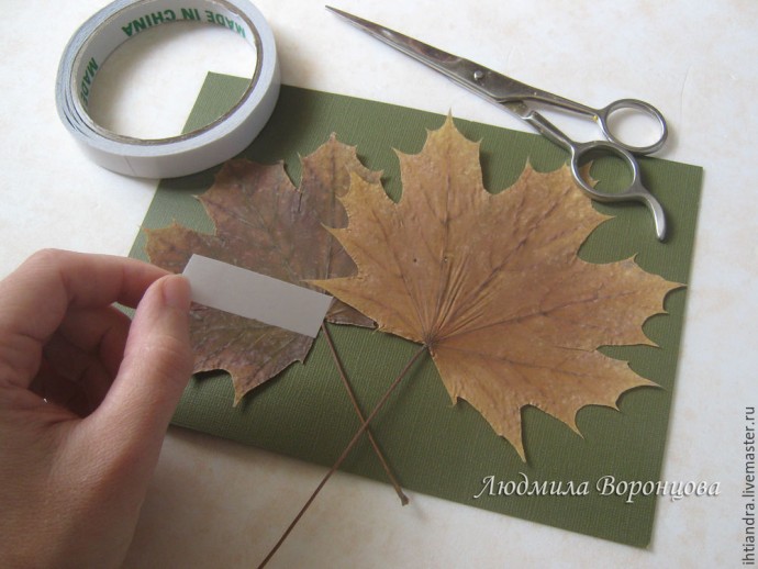 Листья в технике точечной росписи: часть 1