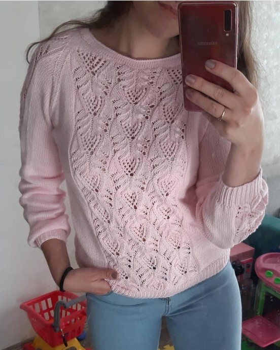 Невероятной красоты узор "Медвежьи лапки"