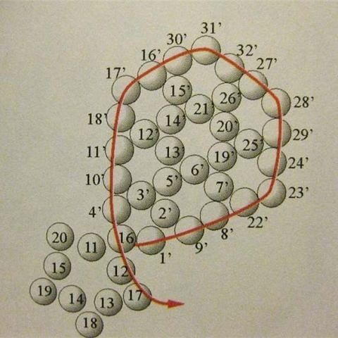 Нежные незабудки из бисера